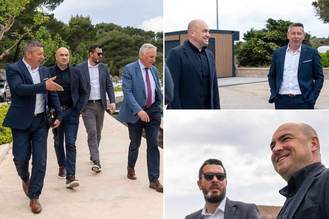 Kandidati za župana Blaž Pezo i načelnika Đuro Lonza obi&scaron;li lučicu Srebreno